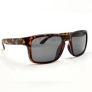 Kaenon Polarized Sunglasses SR91 Plastic Matte Tortoise Wrap Sports Frame 329